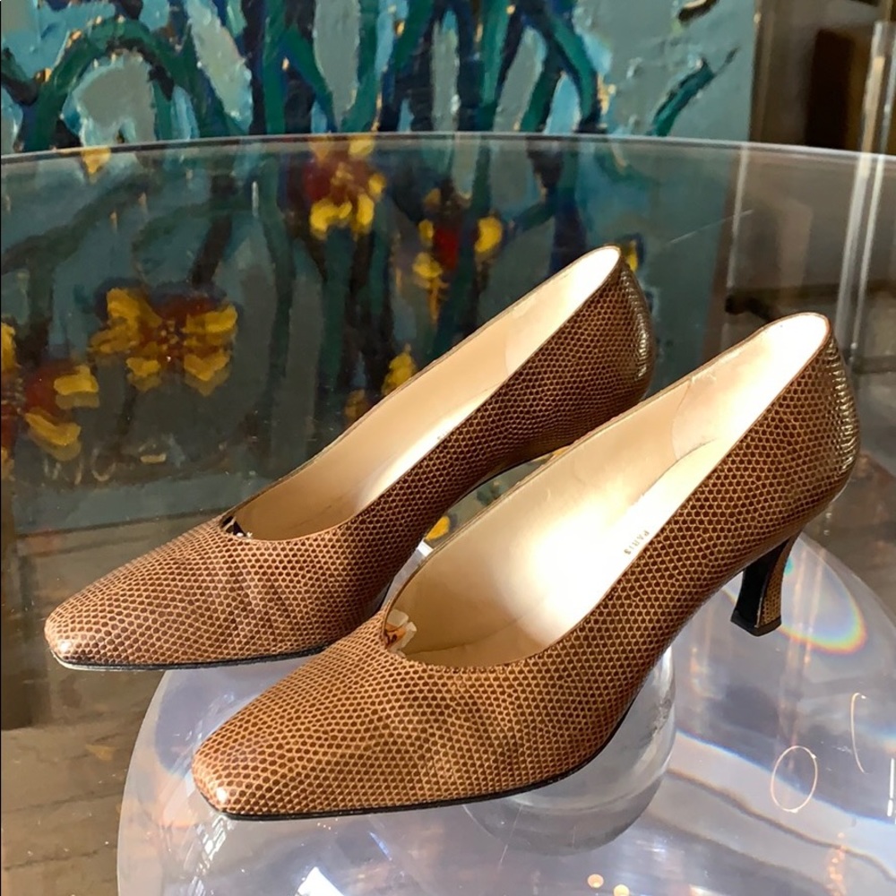 Lizard Heels by Rene Mancini, Made in France